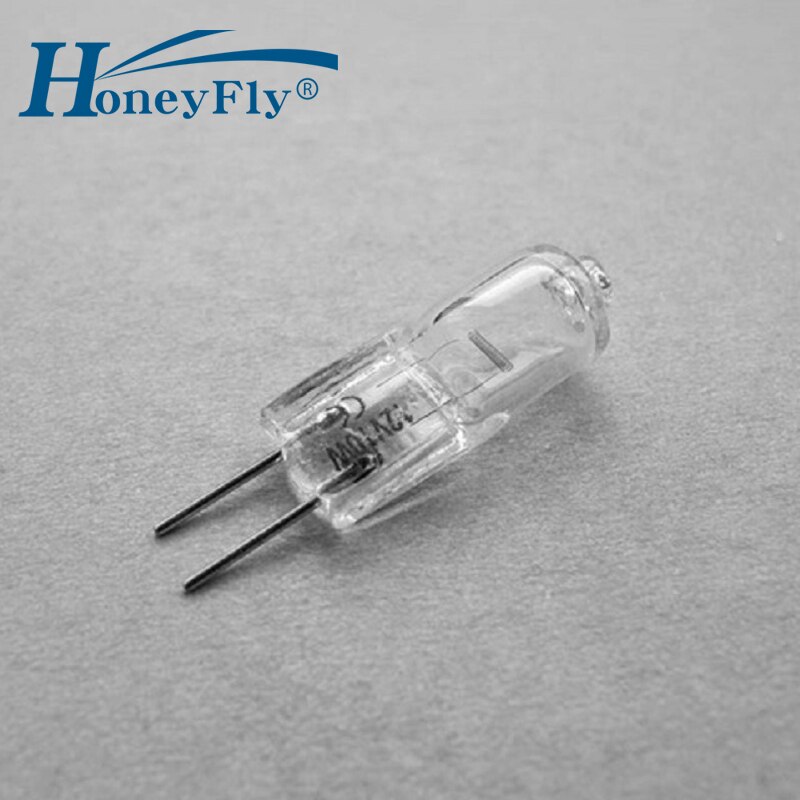 HoneyFly Xenon UV 전구, 화학 분석기, UV 오픈 Xenon 할로겐 램프, 스팟 라이트, 쿼츠 64258-C, G4, 12V, 20W, 6V, 10W, 20 개